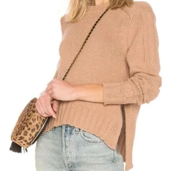 360 Cashmere Kendra Sweater Mocha Revolve euc size medium - Picture 1 of 5